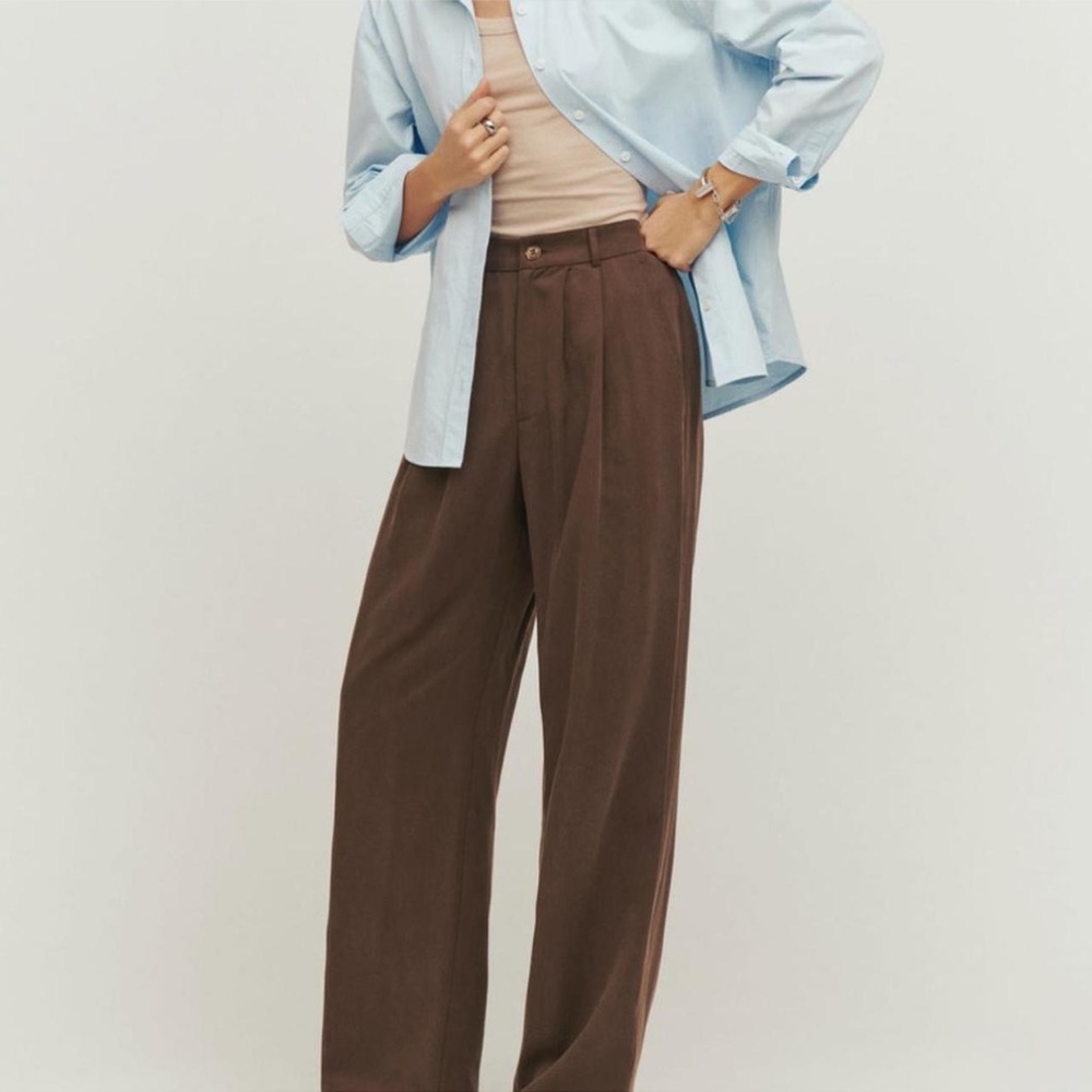 Pleated Pants